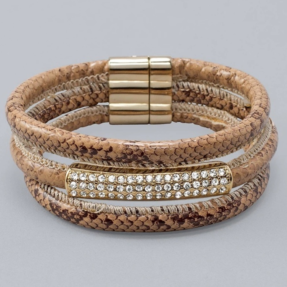 White House Black Market snakeskin bracelet